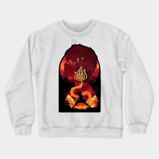 Fire Elements Avatar Crewneck Sweatshirt